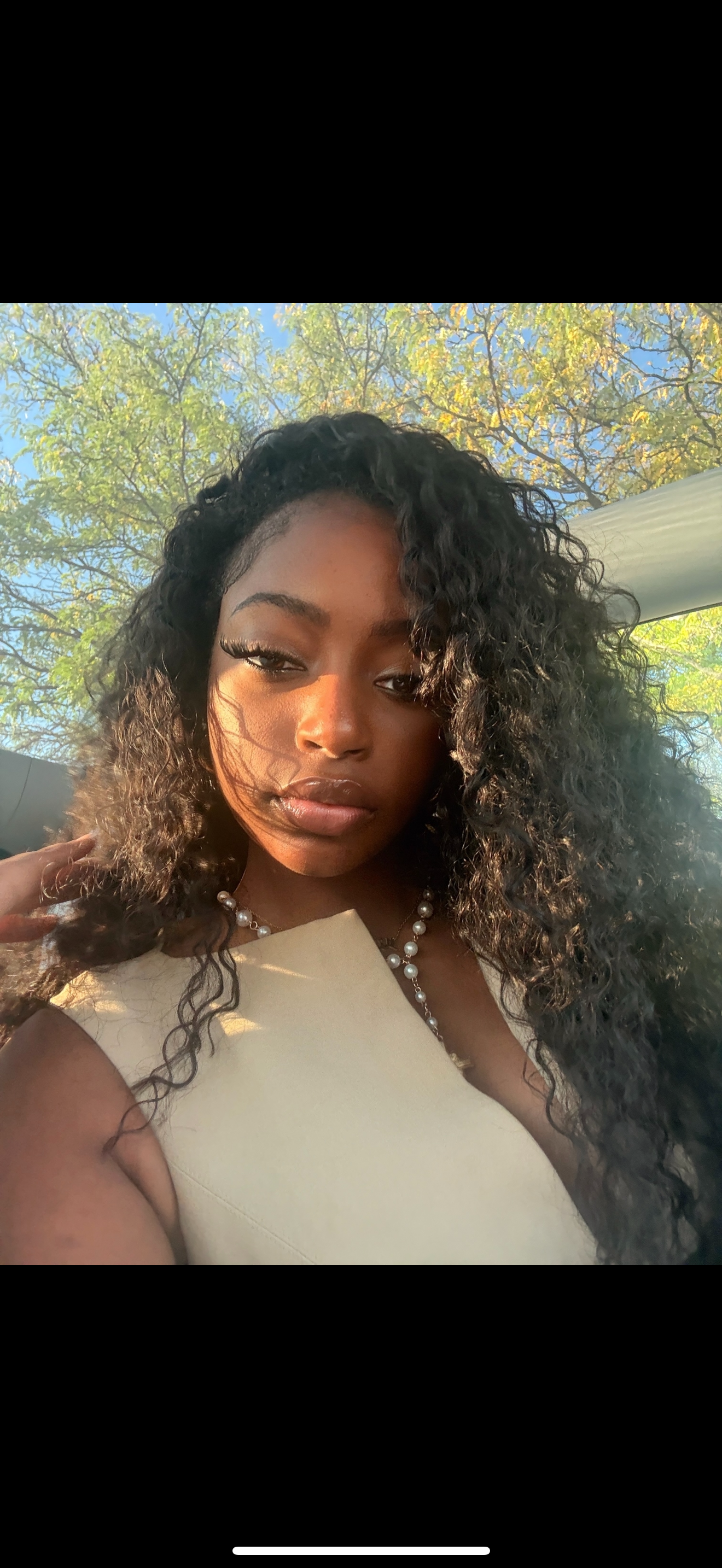 Spanish Curl Half Wig